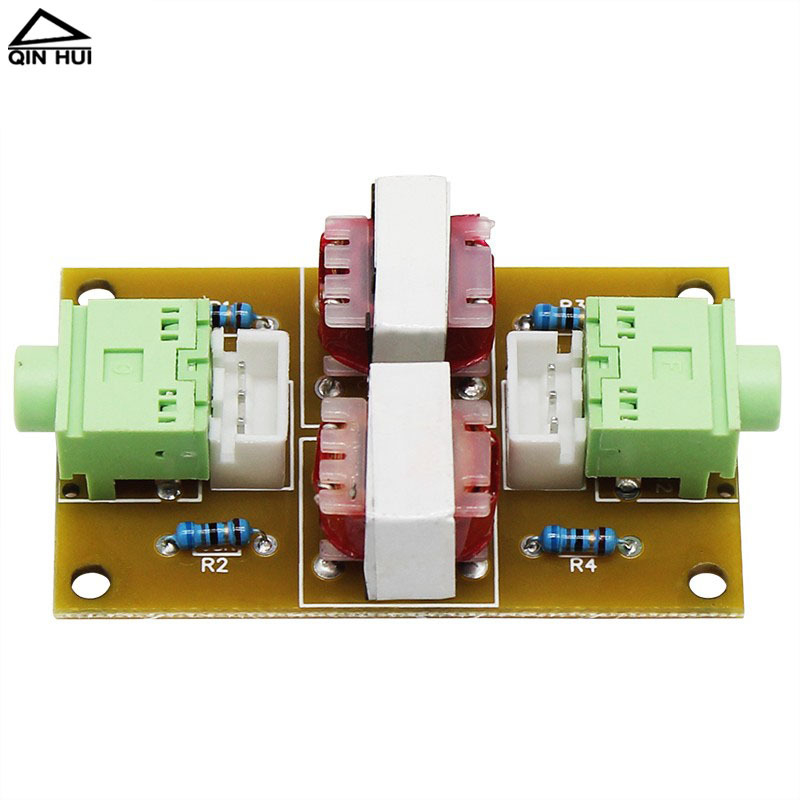 Izolator audio stereo cu împământare comună, filtru de zgomot pentru semnalul audio al computerului
