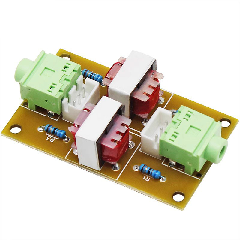 Izolator audio stereo cu împământare comună, filtru de zgomot pentru semnalul audio al computerului
