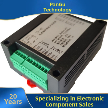 4-kanálové zariadenie na zber impulzov vysokorýchlostného enkodéra Pangu, RS-485, Modbus RTU, diferenciálny vstup 5 MHz