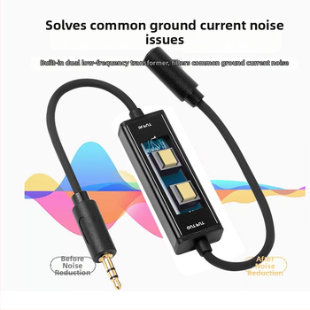 Izolator audio 3.5 mm cu filtru pentru bucla de împământare și reducerea zgomotului