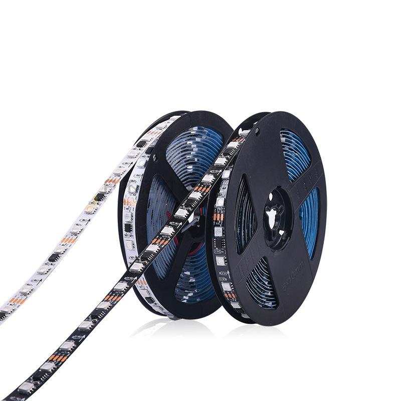 Bandă LED 1934 cu schimbare de culoare pentru baruri, cluburi KTV și spa, iluminare contur clădire, 12V, 60 LED 5050 SMD, unghiul fasciculului 120°, nu este impermeabilă