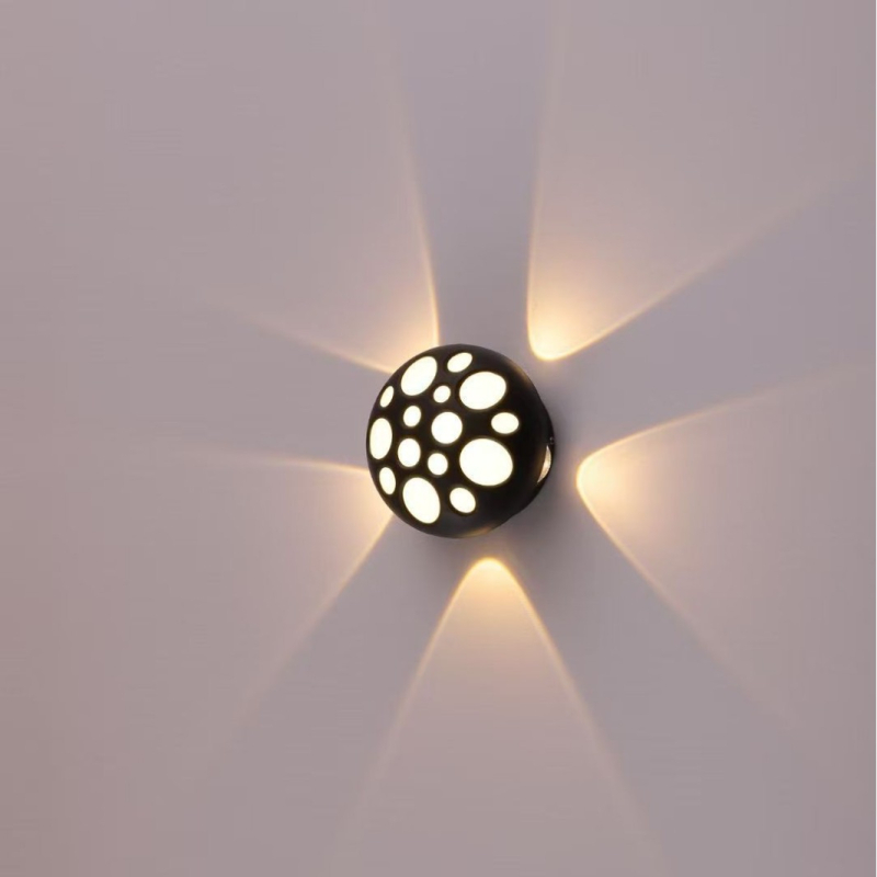 Lampă de perete LED pentru exterior, impermeabilă, design creativ, pentru terasă, grădină, hotel, dormitor și cameră de oaspeți