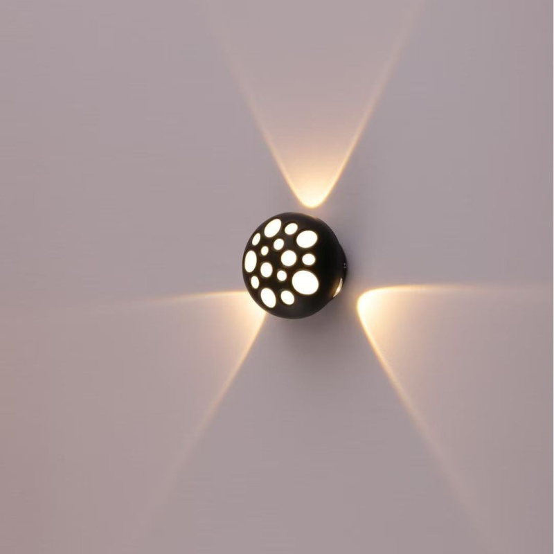 Lampă de perete LED pentru exterior, impermeabilă, design creativ, pentru terasă, grădină, hotel, dormitor și cameră de oaspeți