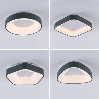 Lumină LED de plafon pentru dormitor, stil nordic minimalist modern, iluminare caldă și romantică