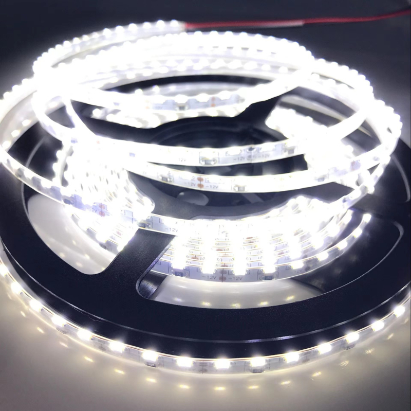 Bandă LED LED335 îngustă, emisii laterale, 12V, 120 LED/m, 5 mm, culori: alb cald, alb pur, alb rece