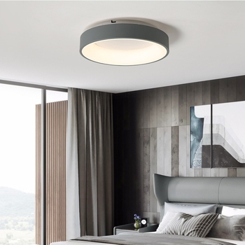 Lampă LED de tavan în stil crem pentru dormitor, design nordic modern minimalist, iluminare caldă și romantică pentru living