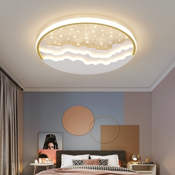Lampa LED circulară pentru tavan, dormitor și birou, design minimalist modern