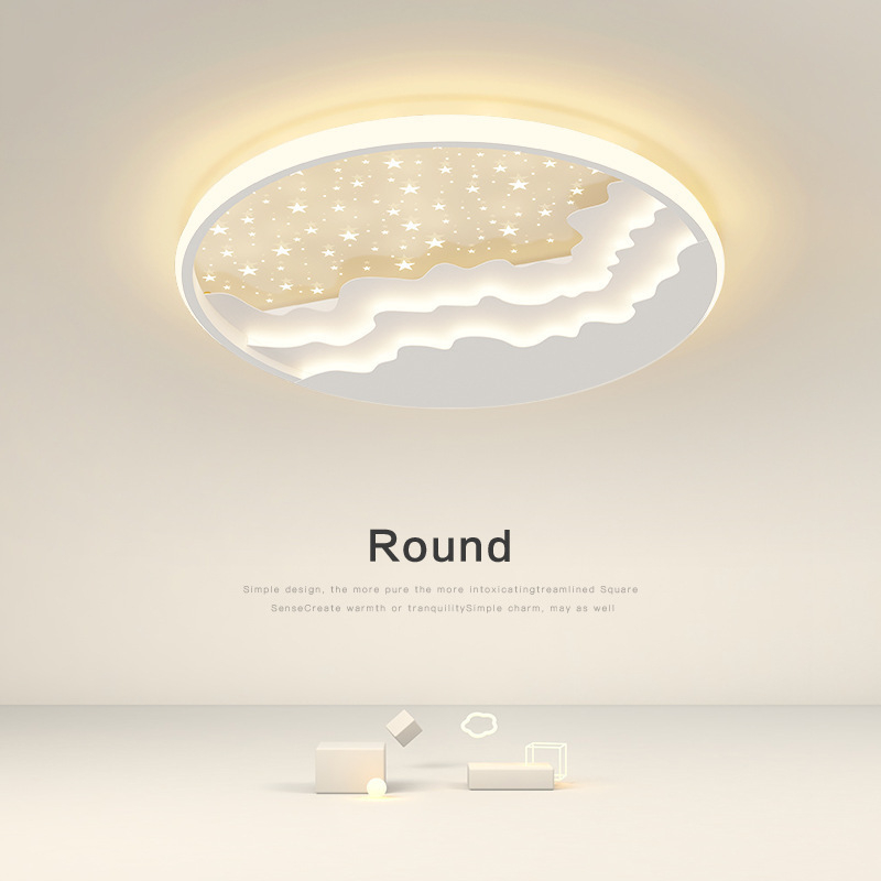 Lampa LED circulară pentru tavan, dormitor și birou, design minimalist modern