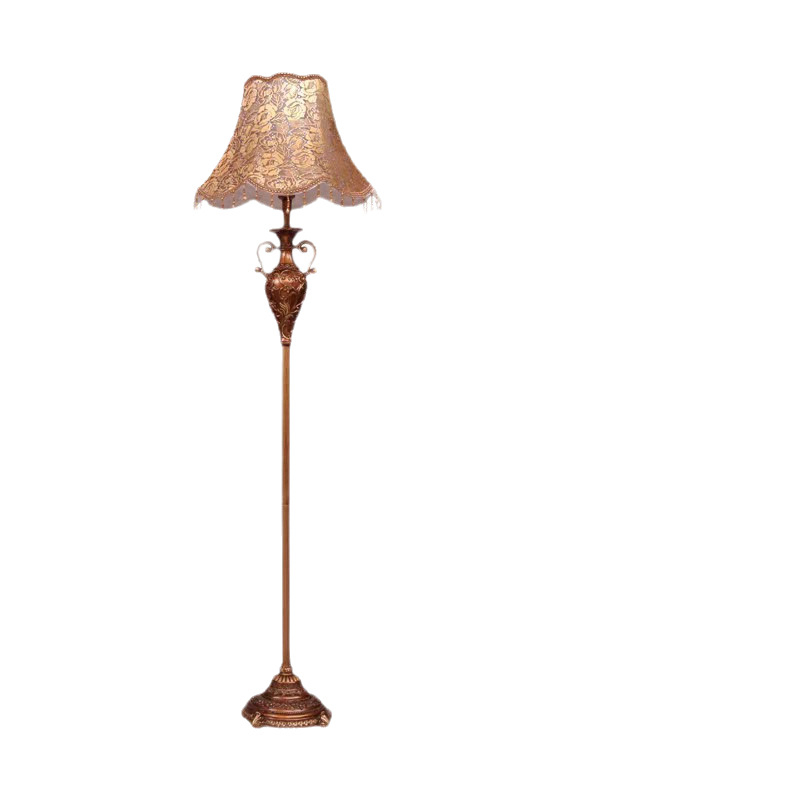 Lampă de podea din rășină, stil european, design retro american pentru living și dormitor.