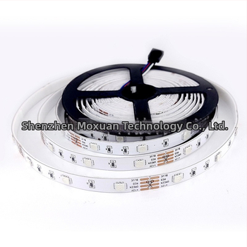 Bandă LED RGB 12V, autoadezivă, 30 LED-uri 5050, iluminare ambientală pentru casă