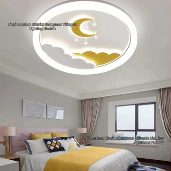 Detská stropná lampa Clouds – moderné minimalistické kreatívne LED svetlo na ochranu očí pre chlapcov a dievčatá, lampa do princeznej spálne