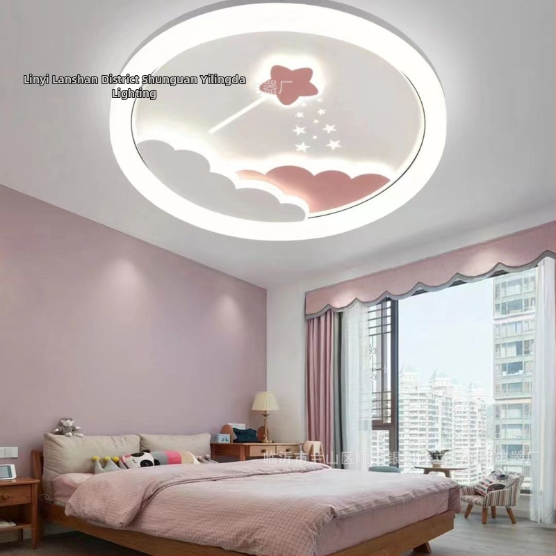Detská stropná lampa Clouds – moderné minimalistické kreatívne LED svetlo na ochranu očí pre chlapcov a dievčatá, lampa do princeznej spálne
