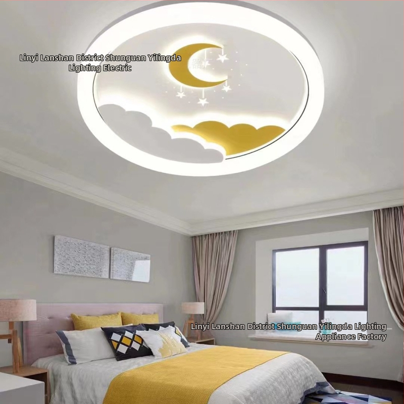 Detská stropná lampa Clouds – moderné minimalistické kreatívne LED svetlo na ochranu očí pre chlapcov a dievčatá, lampa do princeznej spálne
