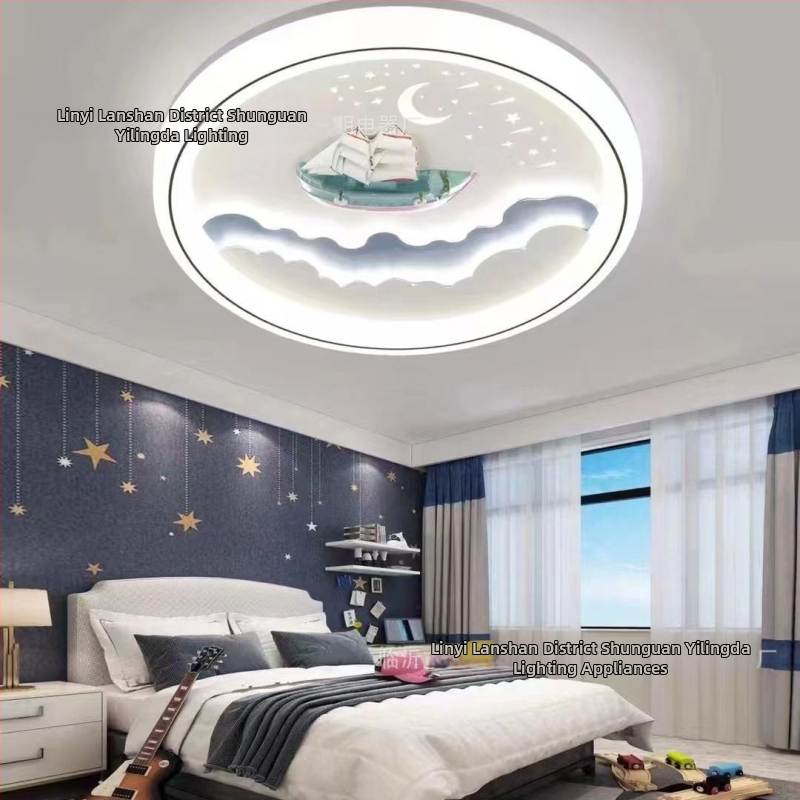 Detská stropná lampa Clouds – moderné minimalistické kreatívne LED svetlo na ochranu očí pre chlapcov a dievčatá, lampa do princeznej spálne