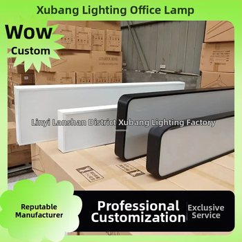 LED lineárne pásové svietidlo – závesné stropné svietidlo do kancelárie, ultra jasné pre kadernícke salóny, komerčné učebne a streamovacie štúdiá