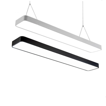 LED bandă liniară – lampă suspendată pentru birou, ultra-luminantă pentru saloane de coafură, săli de clasă comerciale și studiouri de streaming