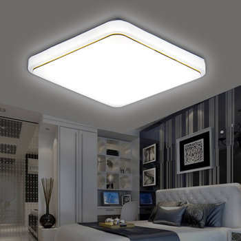 Lampa de plafon LED pătrată pentru dormitor, stil modern minimalist, potrivită pentru balcon, bucătărie, baie și hol.