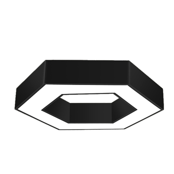 Lumină suspendată LED hexagonală cu design fagure pentru spații comerciale
