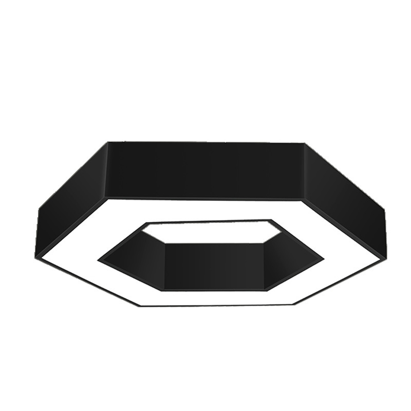 Lumină suspendată LED hexagonală cu design fagure pentru spații comerciale