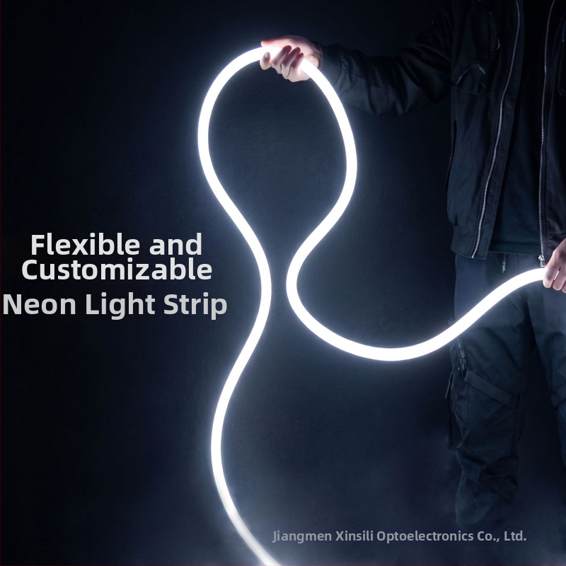 Bandă LED din silicon cu iluminare neon, 360°, înaltă luminozitate, flexibilă și modelabilă, 24V tensiune joasă