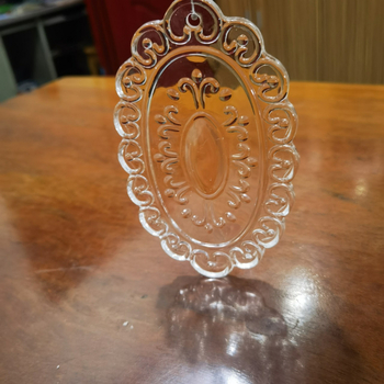 Lustră din sticlă cu abajur în stil Palat Francez, iluminare cristal pentru dormitor și sufragerie