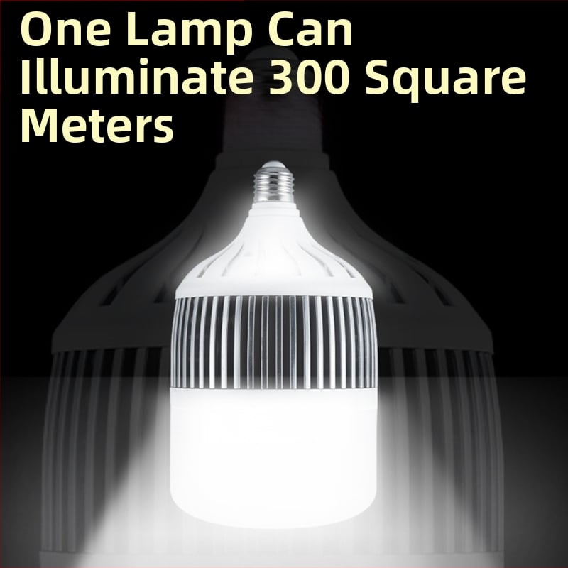 Lampa LED de înaltă putere, bază E27, iluminat industrial pentru șantier și atelier, bec eficient din punct de vedere energetic