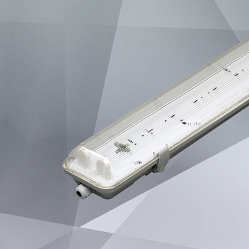 Kit LED anti-explozie cu capac, T8, 1.2 m, tub simplu sau dublu, rezistent la apă, praf și insecte