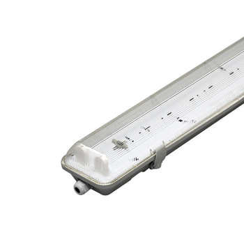 Kit LED anti-explozie cu capac, T8, 1.2 m, tub simplu sau dublu, rezistent la apă, praf și insecte
