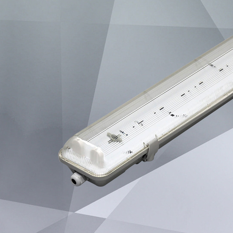 Kit LED anti-explozie cu capac, T8, 1.2 m, tub simplu sau dublu, rezistent la apă, praf și insecte
