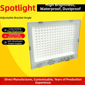 LED reflektor - vodeodolné, super jasné, vysoko výkonné vonkajšie svetlo pre staveniská a továrne