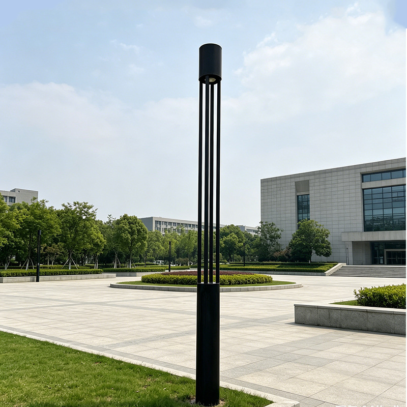Lampă LED pentru exterior – iluminare peisaj cilindrică pentru curte și grădină (IP65)