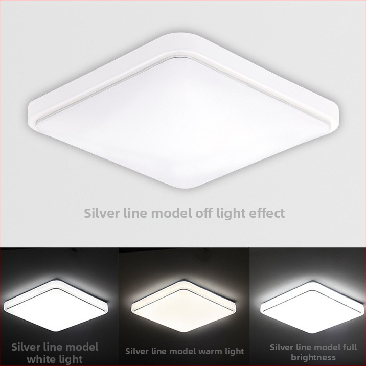 LED stropné svietidlo – moderný minimalistický obdĺžnikový dizajn do obývačky, spálne, pracovne, na balkón a do kuchyne