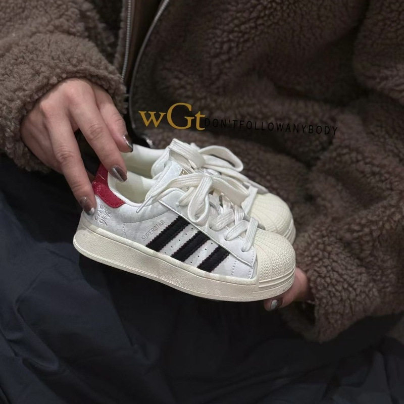 Primăvara 2026 Pantofi sport pentru copii, albi, shell-toe, talpă plată, casual, ușori, anti-derapare, versatil
