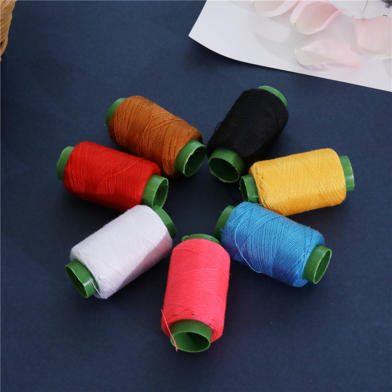 Set de cusut în cutie, 10 piese, ace cu vârf aurit, dimensiune mare, unelte de cusut pentru casă cu riglă, trusă de cusut portabilă pentru călătorii