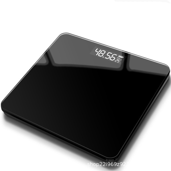 Cântar electronic de uz casnic, nou, precis, compact, cu baterie reîncărcabilă, măsoară grăsimea corporală și greutatea