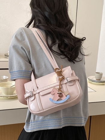 Geantă de umăr crossbody în stil coreean retro, pentru utilizare zilnică