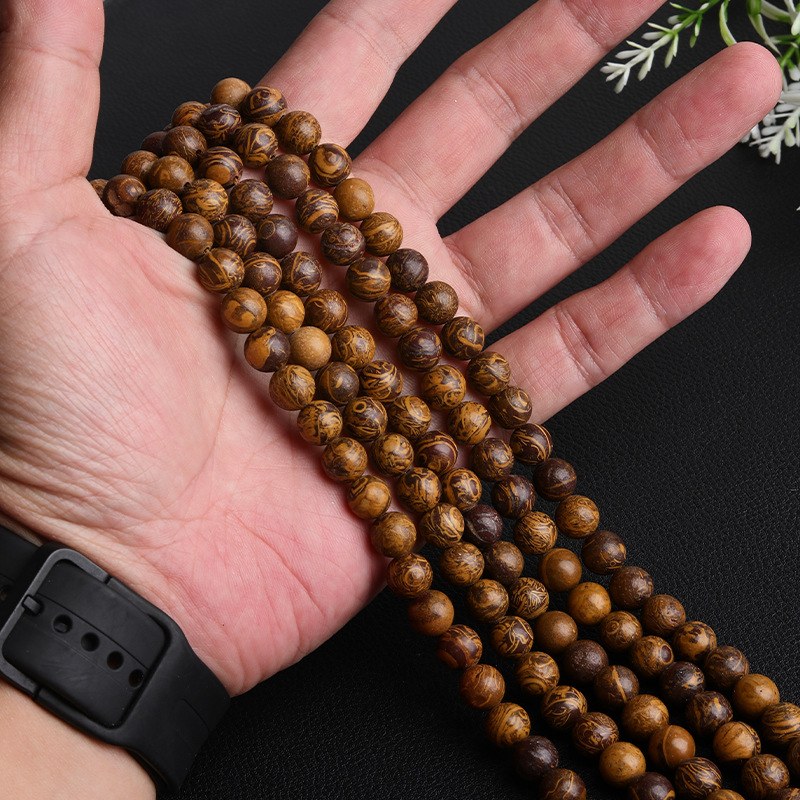 Mărgele rotunde din piatră cu model de elefant, mărgele Buddha pentru brățară, accesorii semi-finite, piatră naturală, mărgele superioare 12 mm