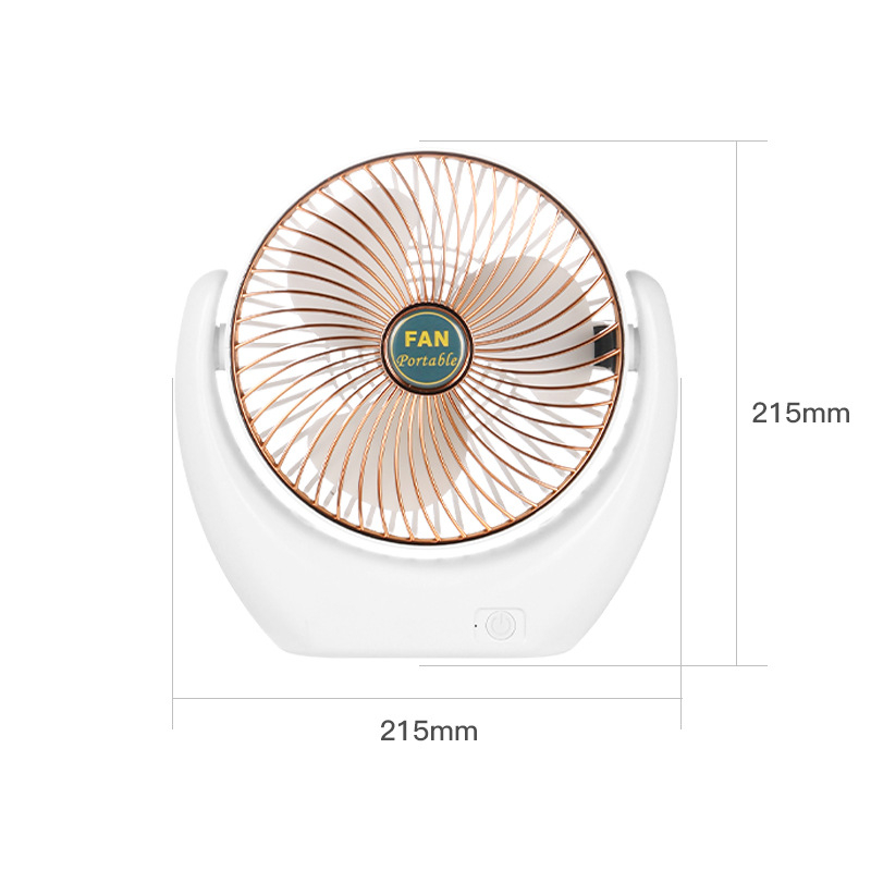 Ventilator USB mini pentru studenți — portabil, reîncărcabil, compact pentru birou