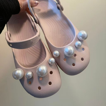 Perlaste ukrasne priveze za Crocs Red Ballet – vrhunski DIY dekorativni dodaci, veleprodaja