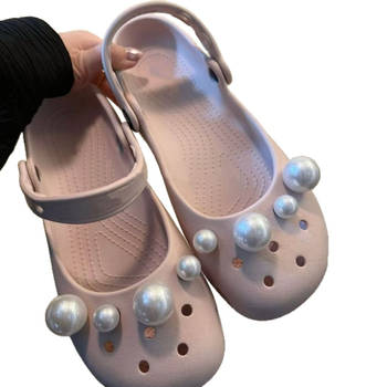 Perlaste ukrasne priveze za Crocs Red Ballet – vrhunski DIY dekorativni dodaci, veleprodaja