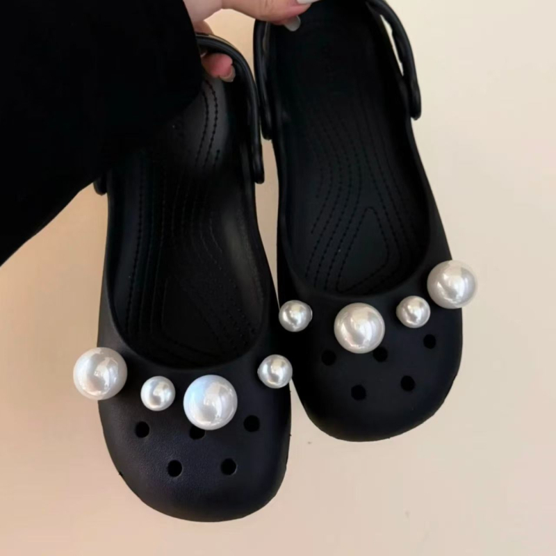 Perlaste ukrasne priveze za Crocs Red Ballet – vrhunski DIY dekorativni dodaci, veleprodaja
