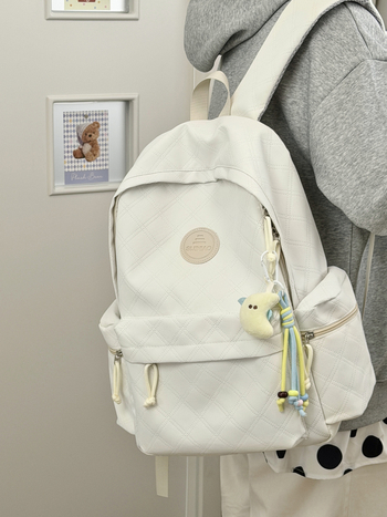Geantă de școală unisex în stil Harajuku pentru gimnaziu și liceu, rucsac minimalist pentru campus, rucsac versatil pentru navetă