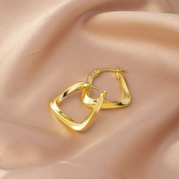 Cercei din argint S925 pentru femei, lux discret și design de înaltă clasă, manșete de urechi (ear cuffs), cercei extravaganți, cercuri simple