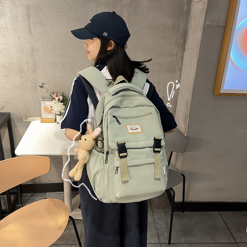 Rucsac școlar pentru fete, în stil Harajuku coreean, capacitate 20–35 L, din nylon, compatibil cu laptop de 15 inci