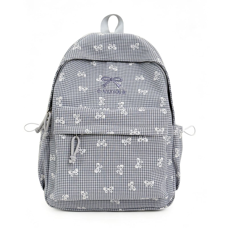 Rucsac pentru elevi în stil Harajuku, cu capacitate mare și funda drăguță, pentru clasele 1–6