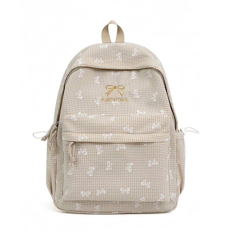 Rucsac pentru elevi în stil Harajuku, cu capacitate mare și funda drăguță, pentru clasele 1–6