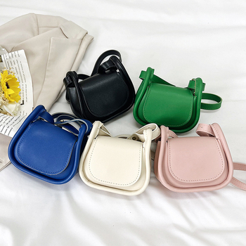 Geantă de damă mini crossbody în stil șa – material PU