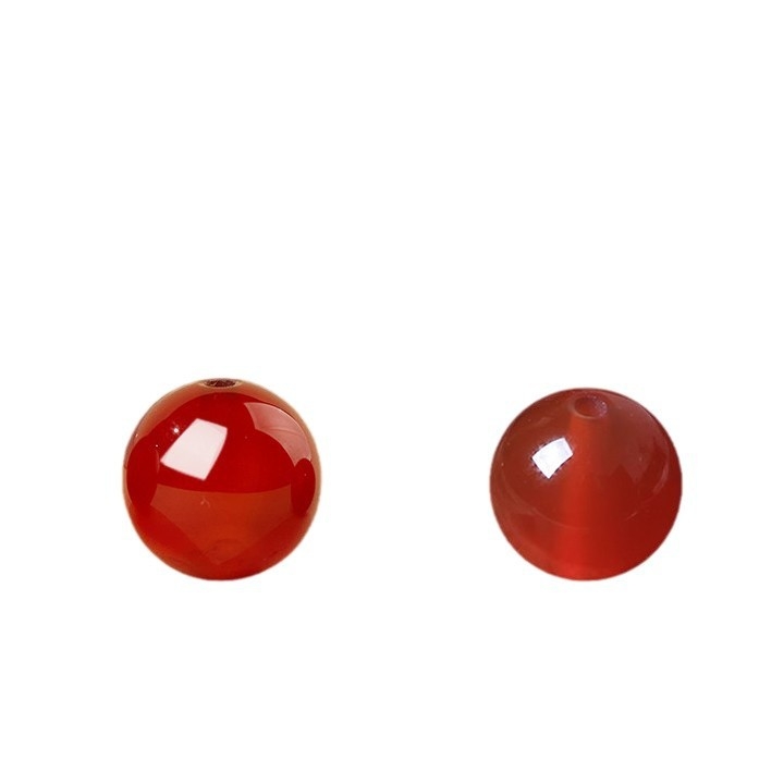 Mărgele libere din agată roșie naturală, rotunde, 8 mm, pentru bijuterii DIY și brățări