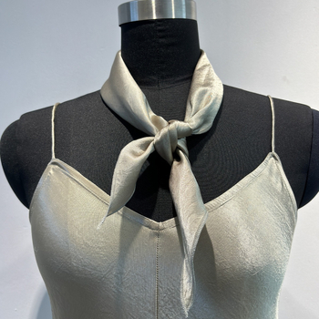 Șal triunghiular din acetat, culoare solidă, fin și elastic, primăvară-vară, accesoriu feminin
