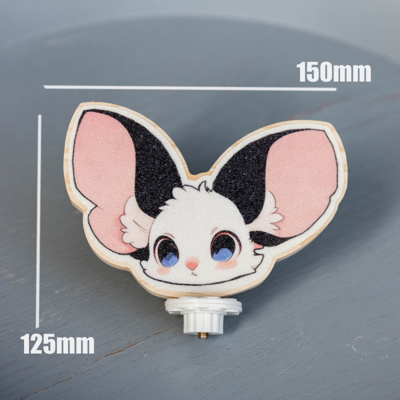 Qiyigong Jucărie pentru șlefuirea unghiilor Sugar Glider, cu stâlp colorat pentru sprijin și platformă de cățărare